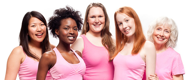 main image of ladies in pink tops